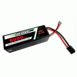 HD POWER 8000mAh 100C 2S 7.6V حقيبة صلبة بطارية HV LiPO